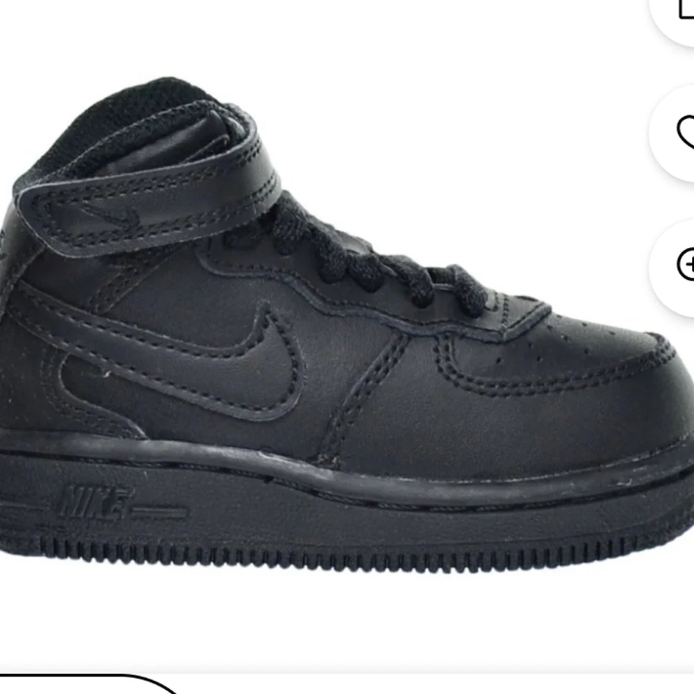 Nike Air Force 1's Hightop Black 4C - Picture 8 of 8